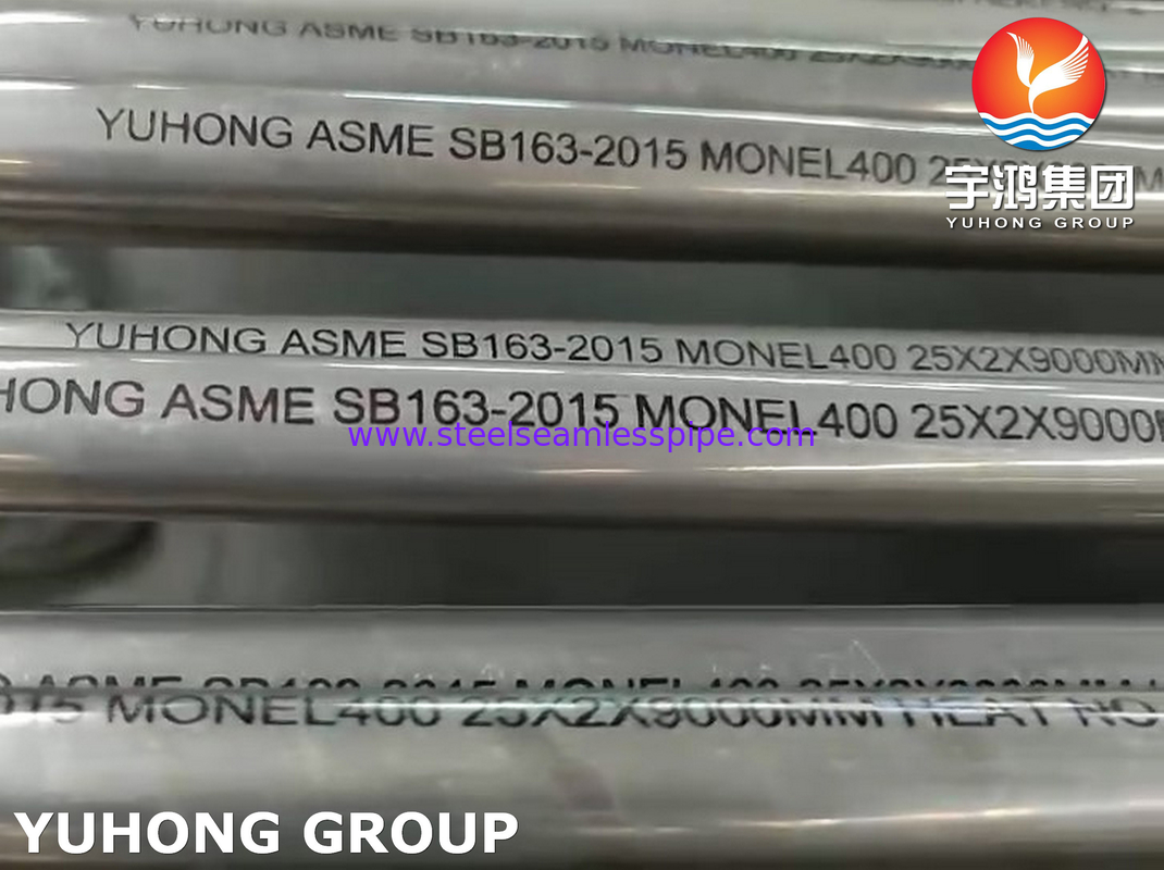 ASME SB163 MONEL 400 (UNS N04400) Nickel Alloy Seamless Tube for Heat Exchanger and Condenser