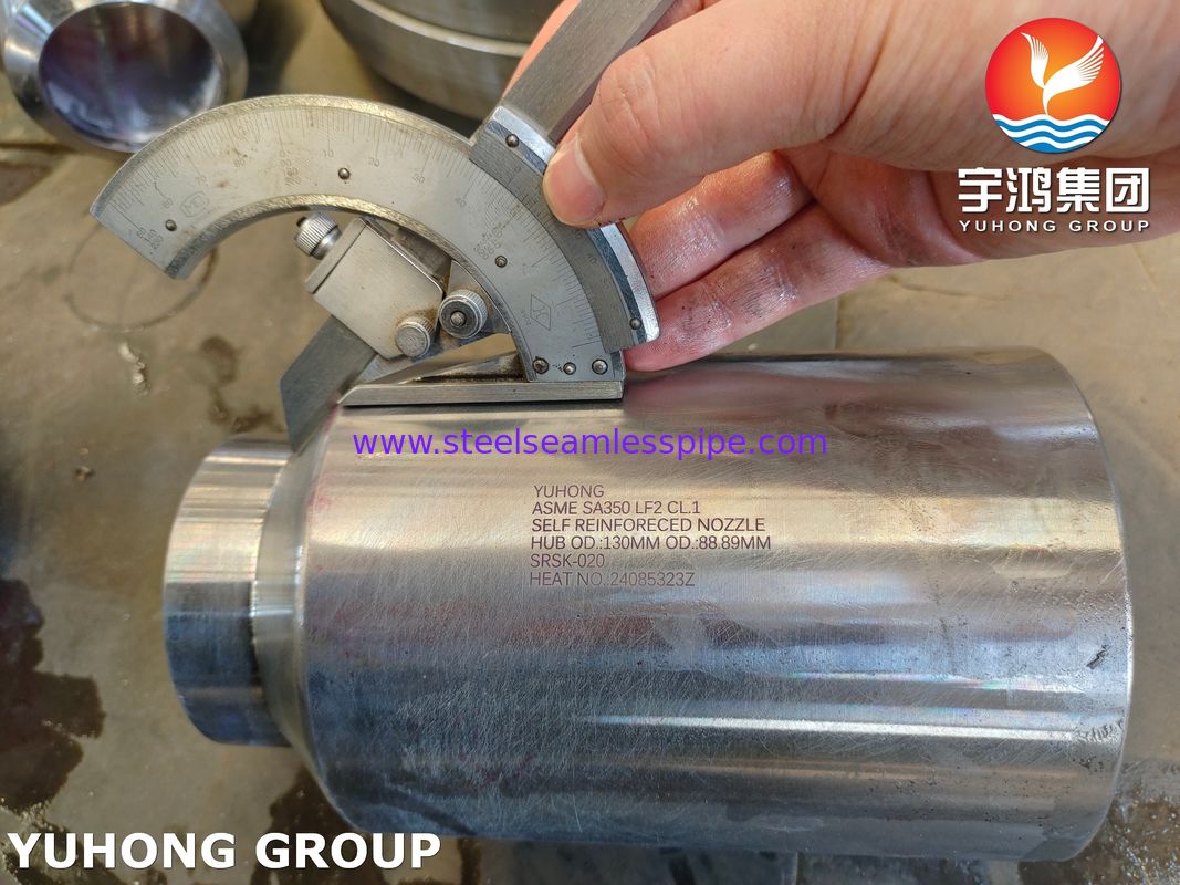 ASTM A350 LF1 LF2 LF3 LF5 Forged Self Reinforce Nozzles For Pressure Vessel