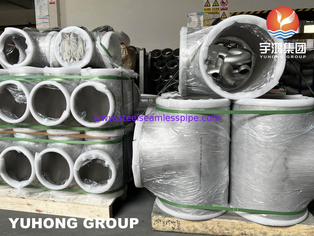 Duplex Alloy Steel Equal Tee, A815 S32750 / SAF 2507 Butt-Weld Fitting, Seawater desalination system