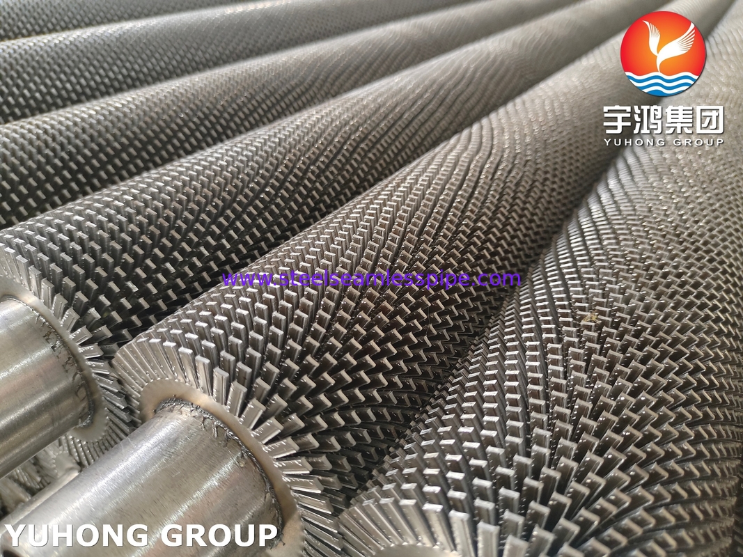 ASME SA192 Carbon Steel Serrated Fin Tube With CS Fin Strip For Economizer And Heat Recovery