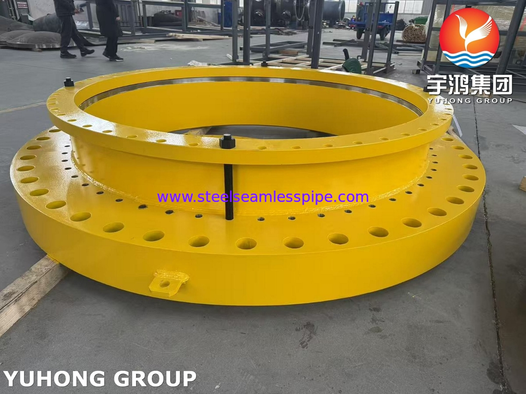 SA266 GR2 Carbon Steel Hydraulic Test Fixture for Shell & Tube Exchangers, NACE MR0175 Compliant