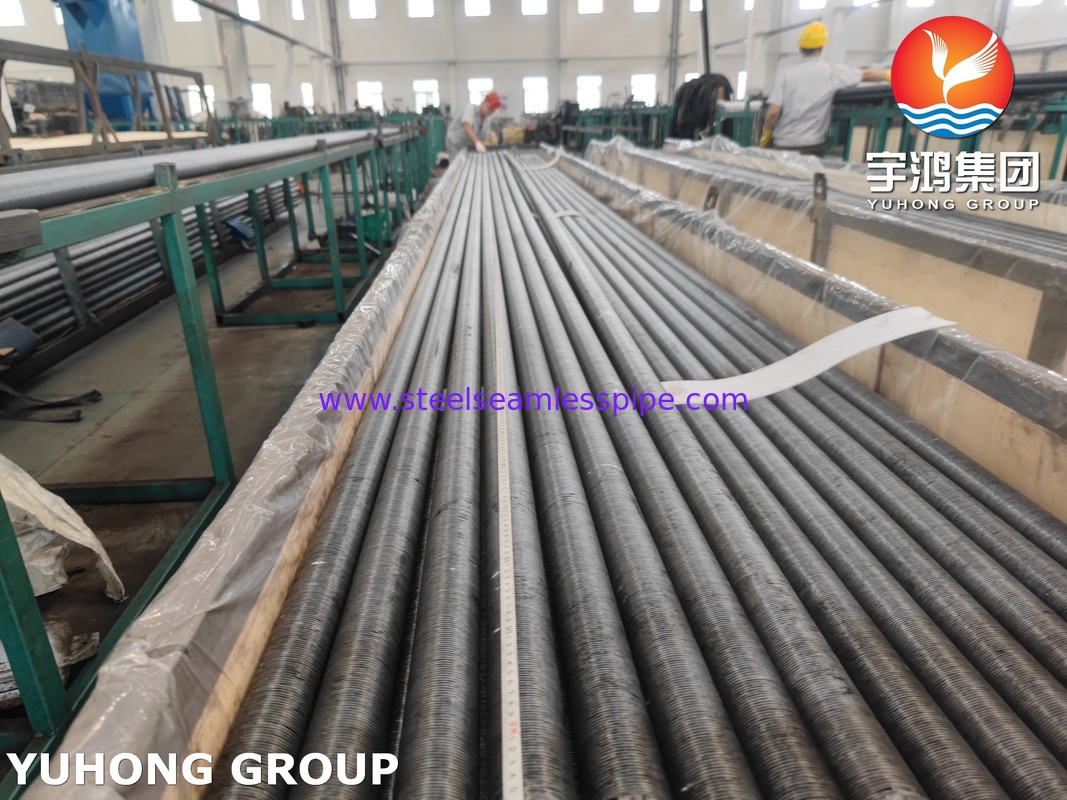 ASME SA209 Alloy Steel Embedded Fin Tube With AL1060 Fin For Heat Exchanger
