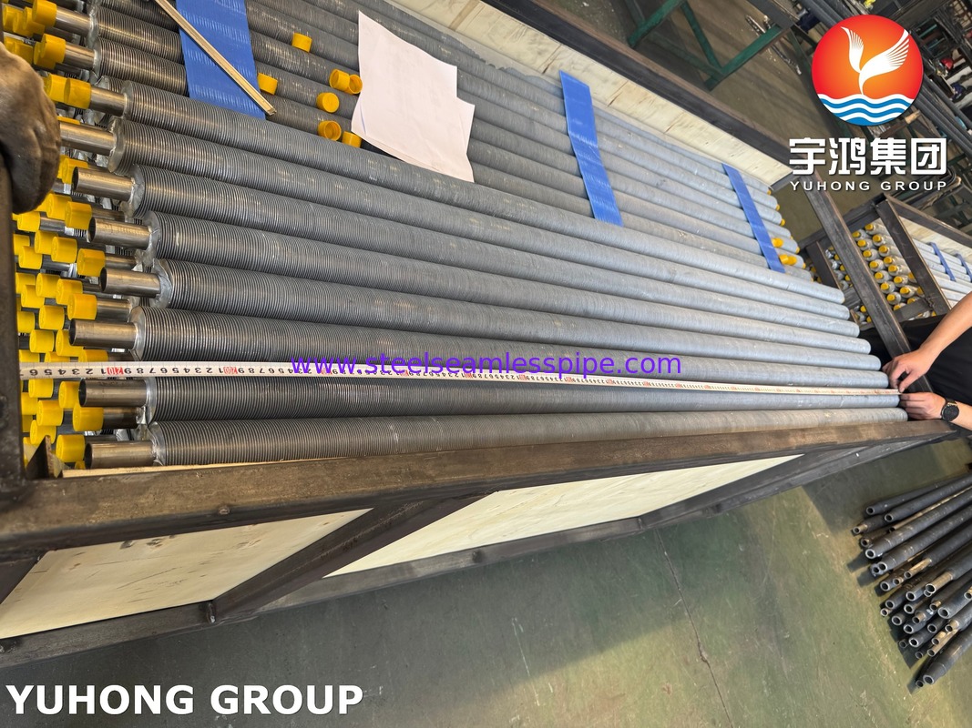Extruded Fin Tube Stainless Steel ASTM A213 TP304 For Air Cooled Heat Exchanger