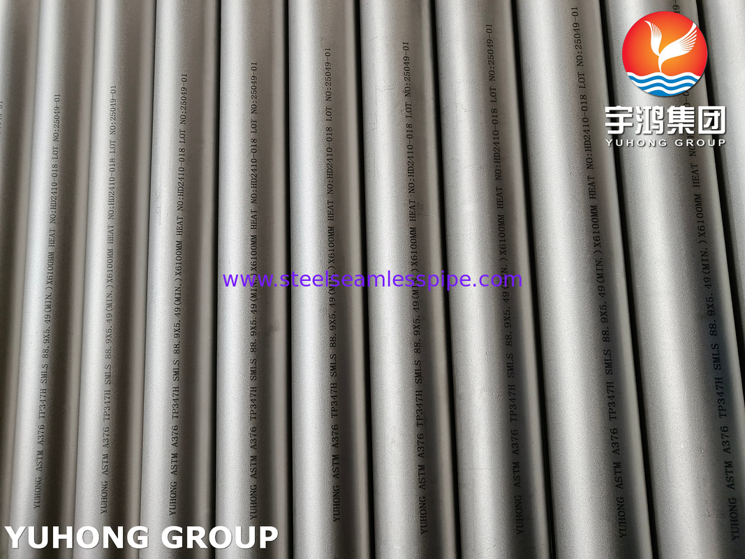 ASTM A376 TP347H Seamless Austenitic Steel Pipe for Power Plant High Temperature Service​