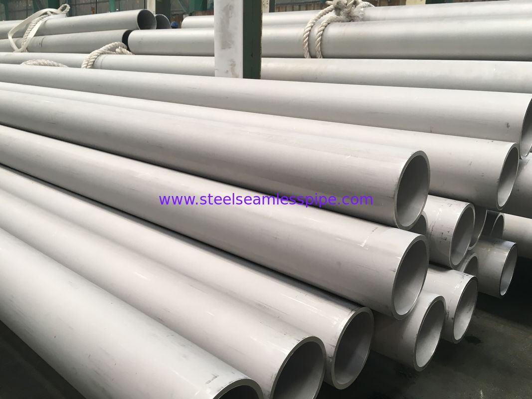 Stainless Steel Seamless Pipe, ASTM A312 TP316Ti , B16.10 &amp; B16.19, 6M ,PE / BE, HOT FINISHED SURFACE