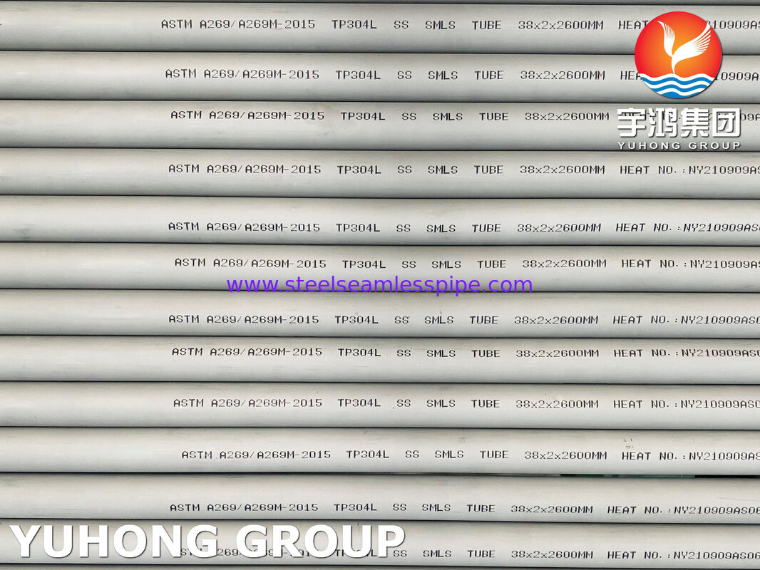 ASTM A269 TP304L / 03Х18Н11 Seamless Stainless Steel Tube for Corrosive Service