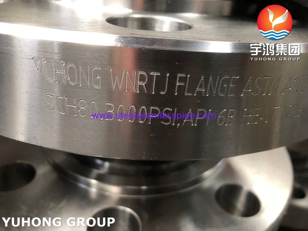 ASTM A105 Weldneck Ring Type Joint Face Carbon Steel Flange