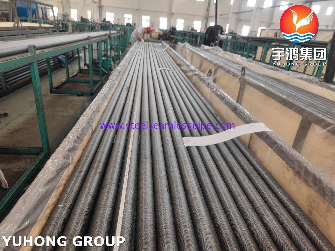 ASME SA209 Carbon Steel Embedded Fin Tube with AL1060 Fins for Heat Exchangers