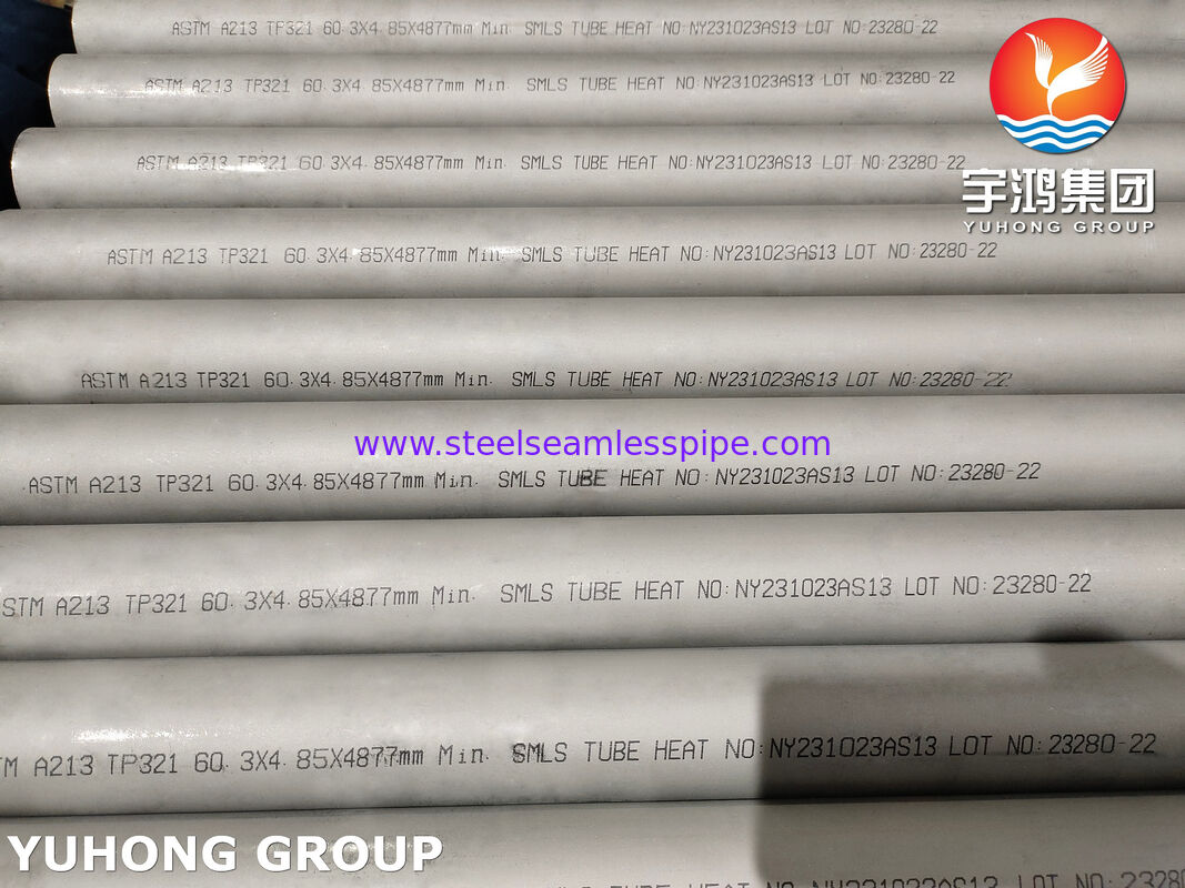 ASTM A213 TP321 12Х18Н10Т Stainless Steel Seamless Tube for High-Temperature and Corrosion Resistant