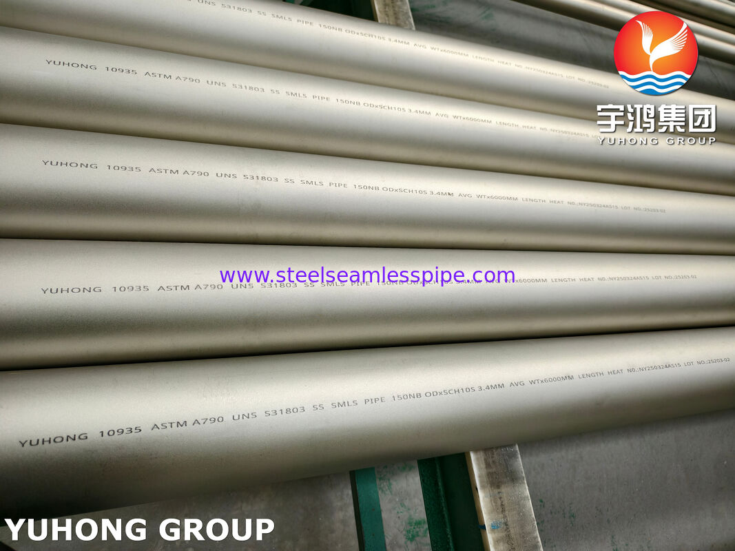 ASTM A790/A790M UNS S31803 / Duplex 2205 Seamless Pipe High-Strength Corrosion Resistant Steel Pipe