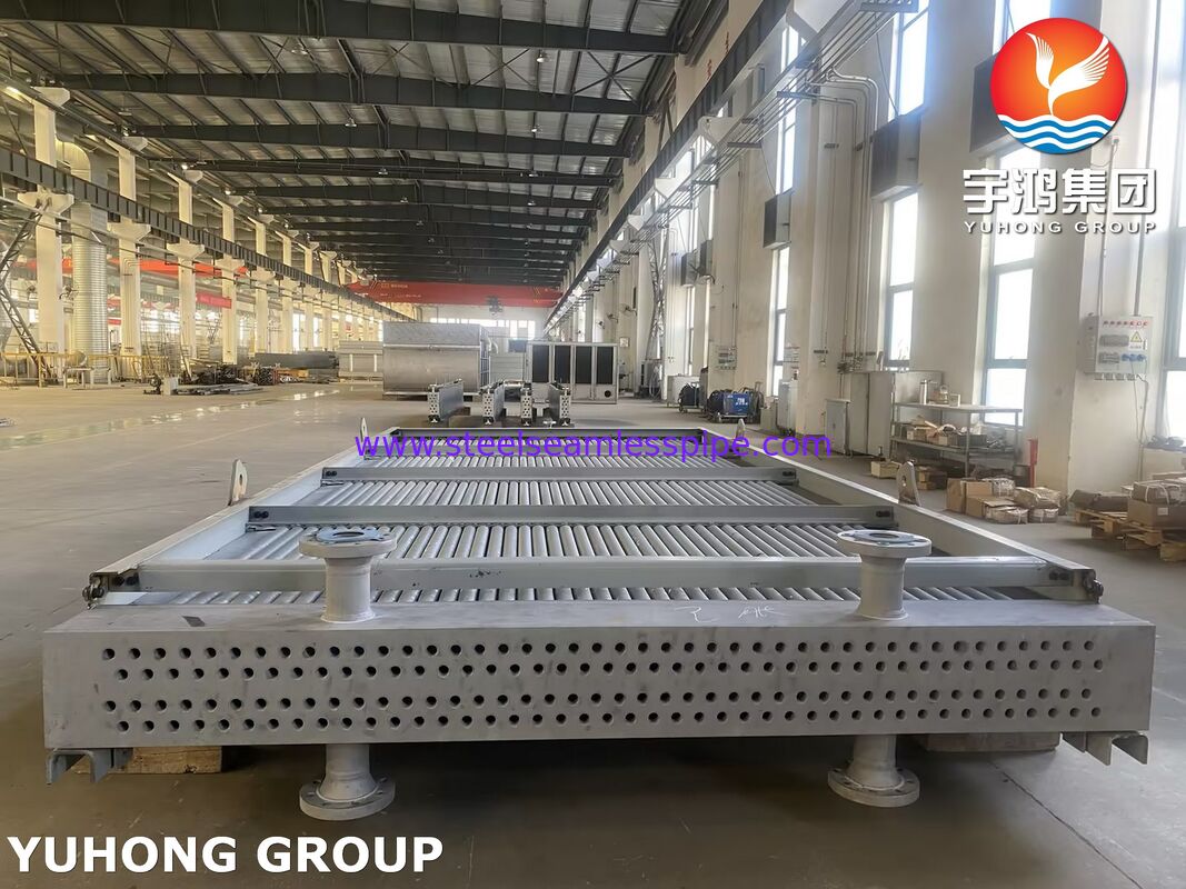 Monel 400 Air Cooler Tube Bundle with Extruded Aluminum Fins and ASME SB163 Seamless Tubes