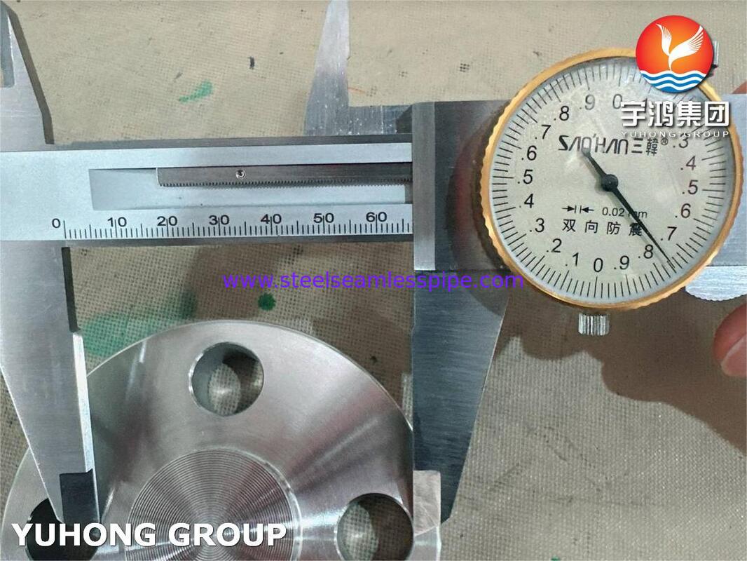 ASTM A182 F53 Duplex Stainless Steel Forged Blind Raised Face Flange B16.5