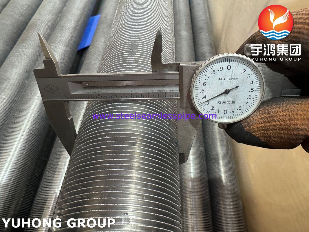 Extruded Finned Tube - ASTM A179 Carbon Steel Base / Aluminum 1060 Fins for Heat Exchangers