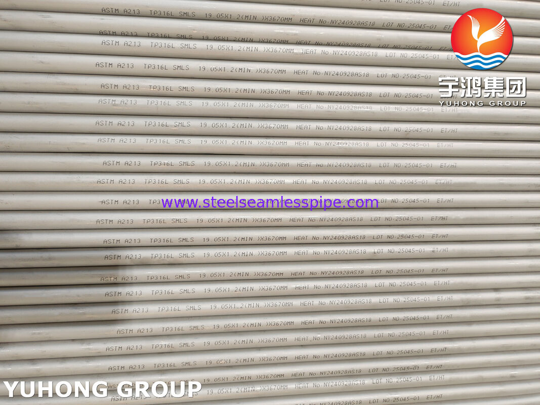 ASTM A213 TP316L Seamless Stainless Steel Tube - Industrial Grade for High Corrosion Resistance Applications