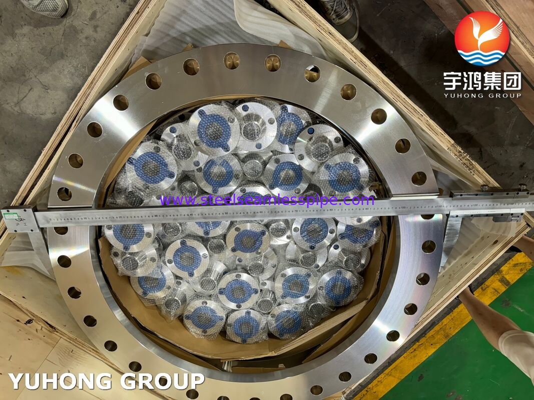 ASTM A240 F904L Slip On Flat Face Flange AWWA C207 Table2 Class D Meets US Water Standards