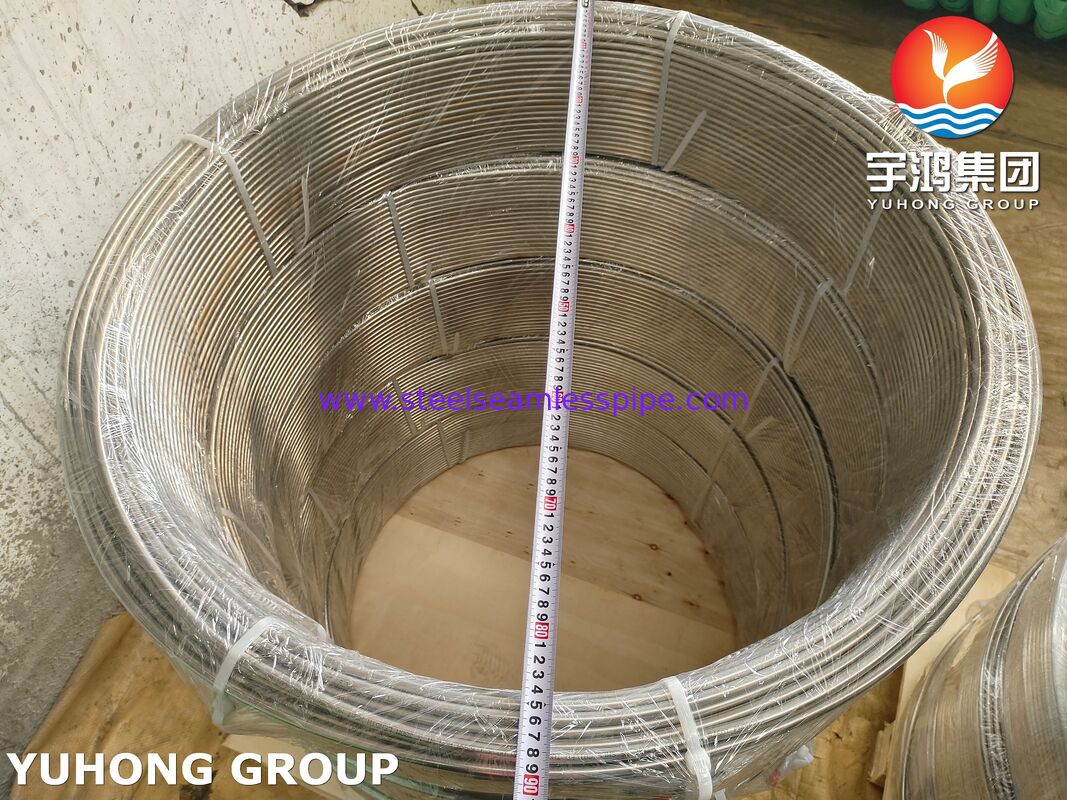 ASTM A269 TP316L Stainless Steel Bright Annealed Coiled Tube For Industrial Fluid Application