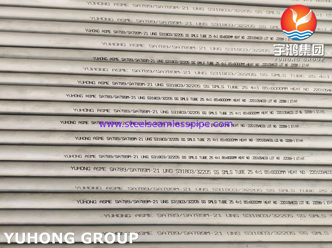 ASTM A789 S31803 & S32205 Duplex Stainless Steel Seamless Welded Tube For Industry Field