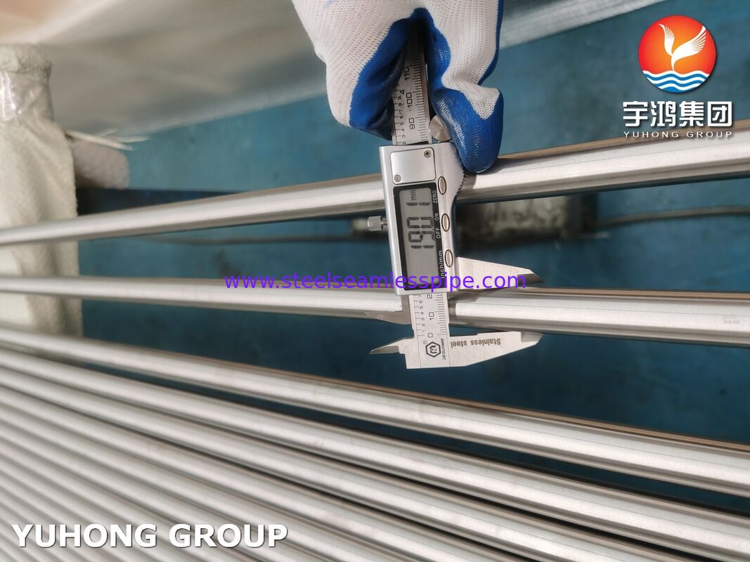 Stainless Steel ASTM A249 TP316L / 1.4404 Welded Bright Annealed Tube For Superheater