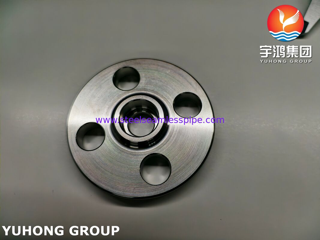 ASTM A182 F53 UNS S32750 1.4410 Super Duplex Stainless Steel Socket Weld RF Flange With Flange Water Line