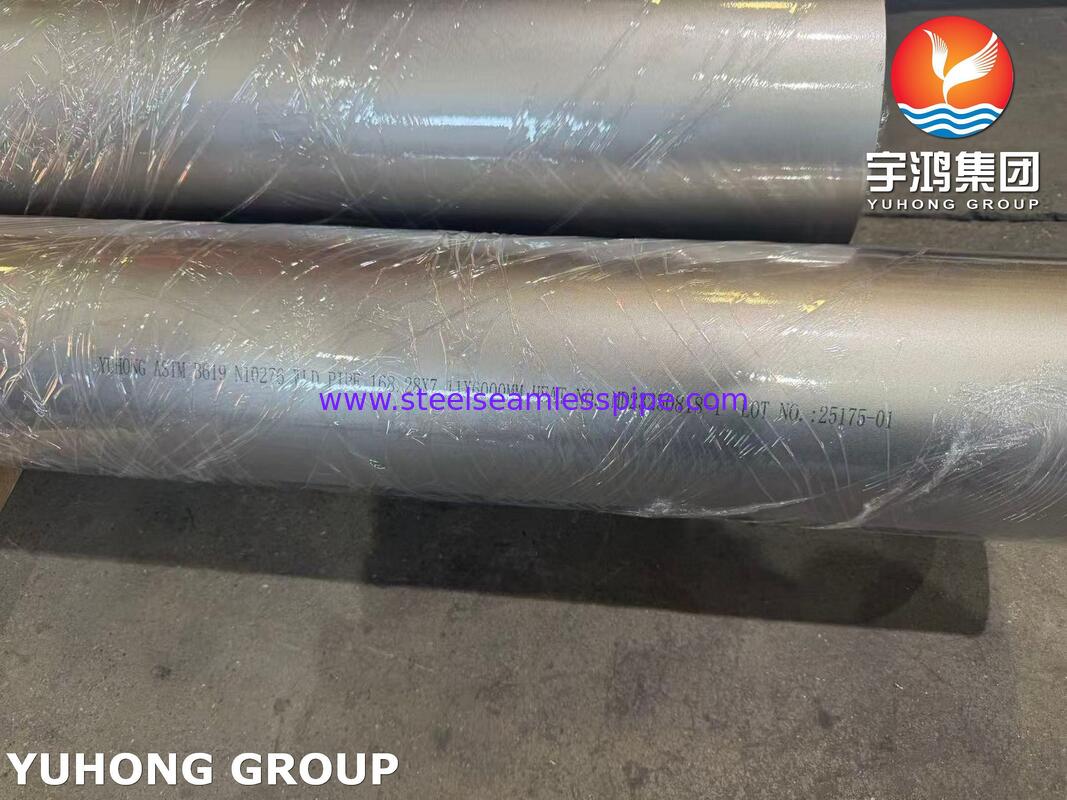 ASTM B619 UNS N10276 Hastelloy C276 Nickel Alloy Welded Pipe For Petrochemical Industry