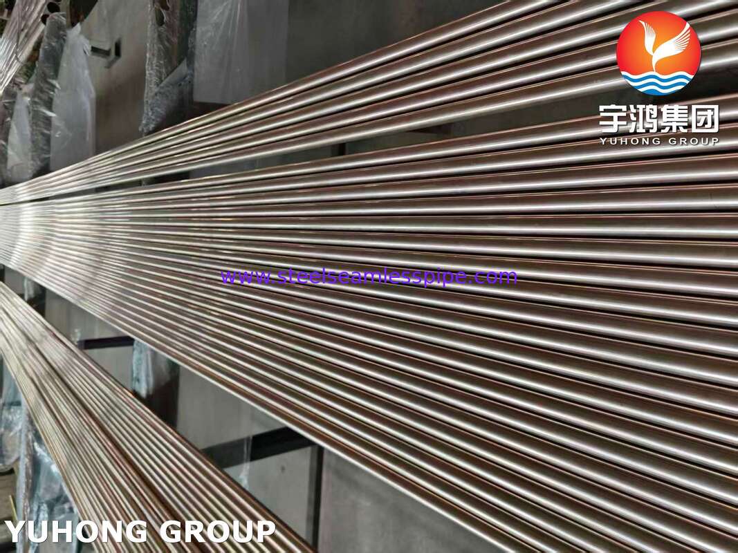 Copper Alloy Tube Admiraty Tube ASME SB111 C70600 O61 SMLS 19.05X1.65X8000MM Heat Exchanger Sea Water Equipment Application