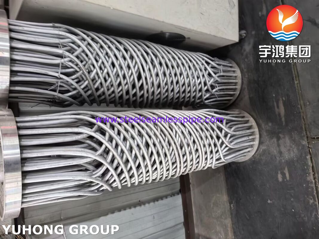 Stainless Steel Spiral Wound Tube Bundle ASME SA213 TP304/316L High-Efficiency Heat Exchanger Bundle for Cryogenic & Chemical Applications