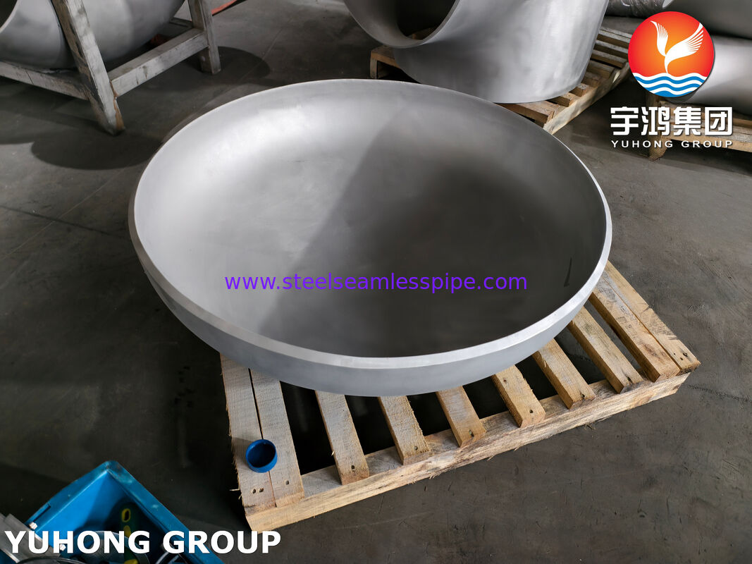 ASME SA403 / ASTM A403 WP304H End Cap ASME B16.9 Stainless Steel Buttweld Pipe Fittings