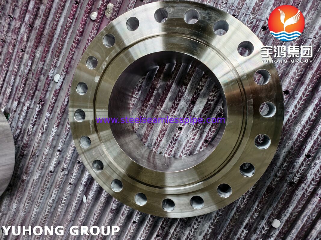 ASTM B564 UNS N04400 Weld Neck Flange Monel 400 Flange Nickel Copper Alloy WNRTJ Flange