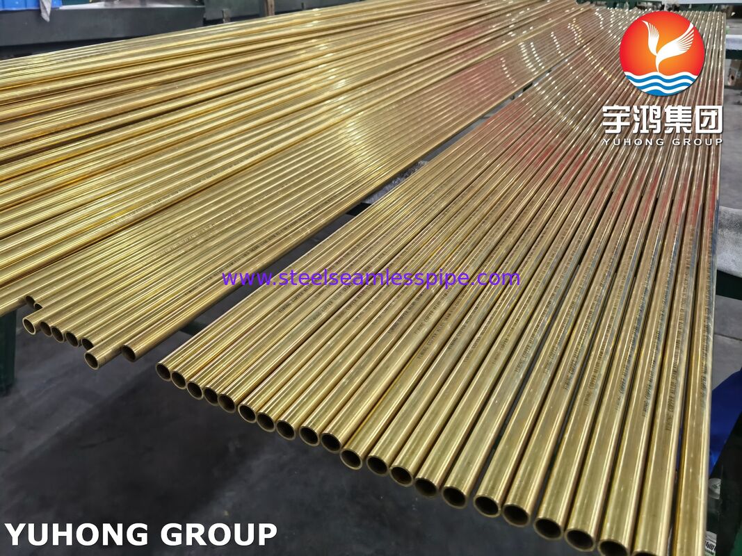 Copper Alloy Seamless Tube ASTM B111 C44300 C70600 C71500 C68700  C71640   Air cooler Radiator Condenser Application