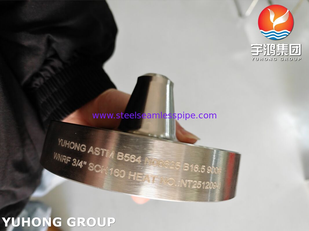 Nickel Alloy 625 Flange ASTM B564 UNS N06625 Inconel 625 Weld Neck Flange WNRF Flange
