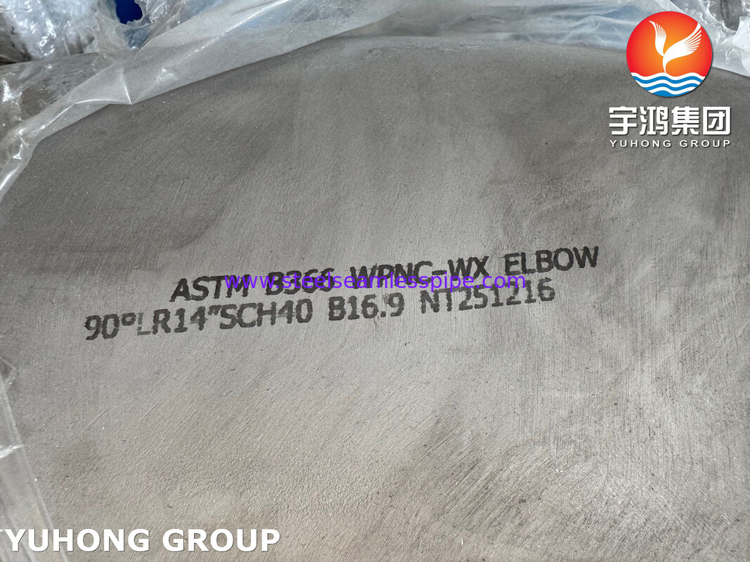 ASTM B366 WPNC Elbow UNS N04400 / Monel 400 Buttweld Pipe Fittings 90 Degree LR Elbow
