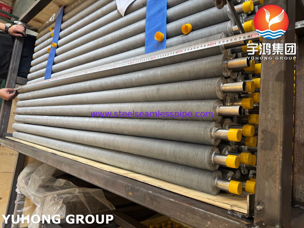 EN10217-7 1.4310 Extruded Finned Tubes for Shell and Tube Heat Exchangers