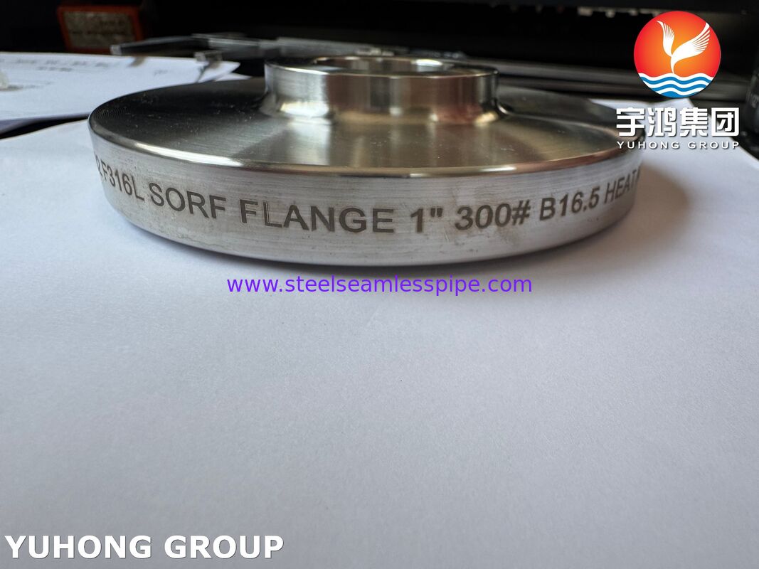 ASTM A182 F316L Stainless Steel Flange Low Carbon Corrosion Resistant for Chemical Marine