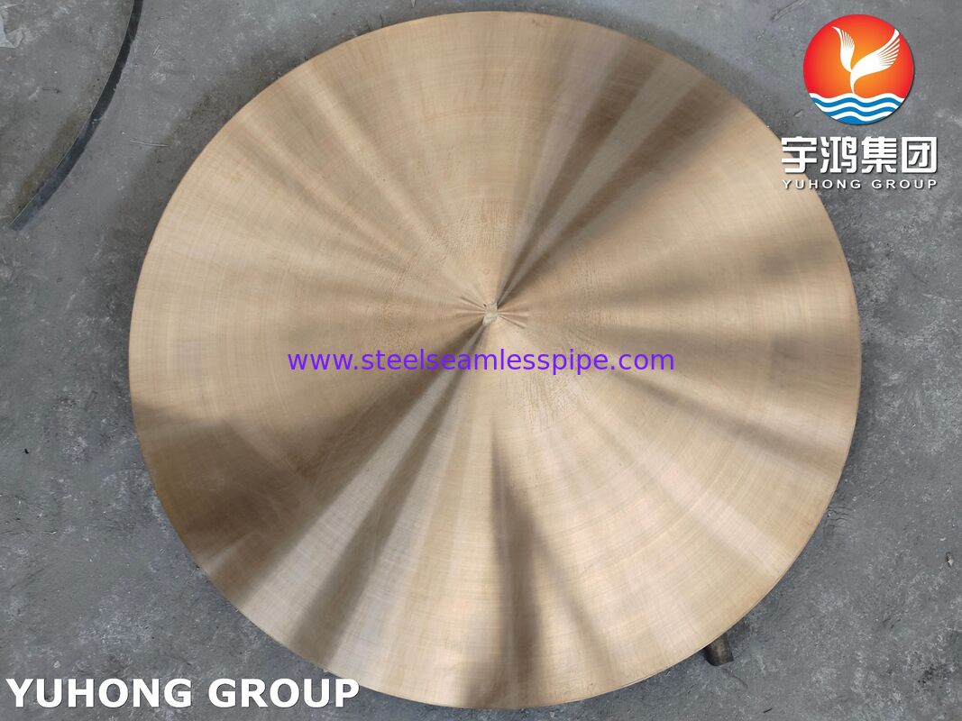 ASME SB171 UNS C46400 Naval Brass Plate Forged Blank Circle Copper Alloy Forging Disc