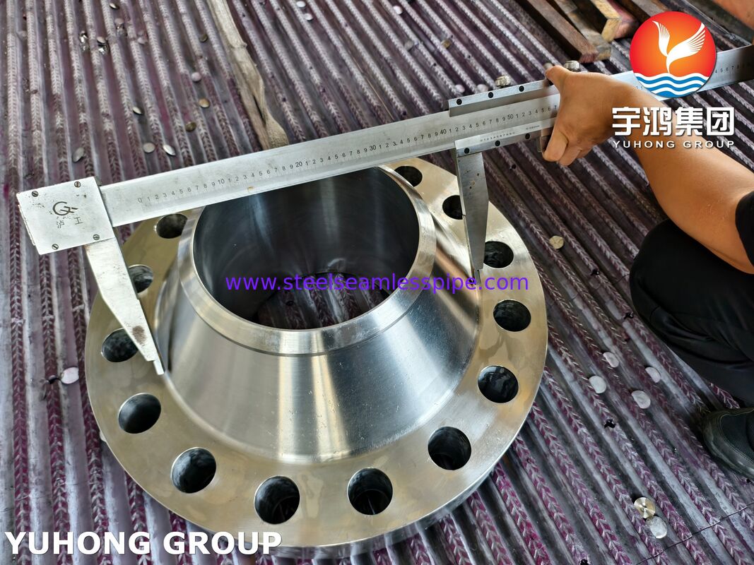 ASTM A182 F347 Weld Neck Flange / EN 1.4550 Stainless Steel Flange WNRTJ Flange