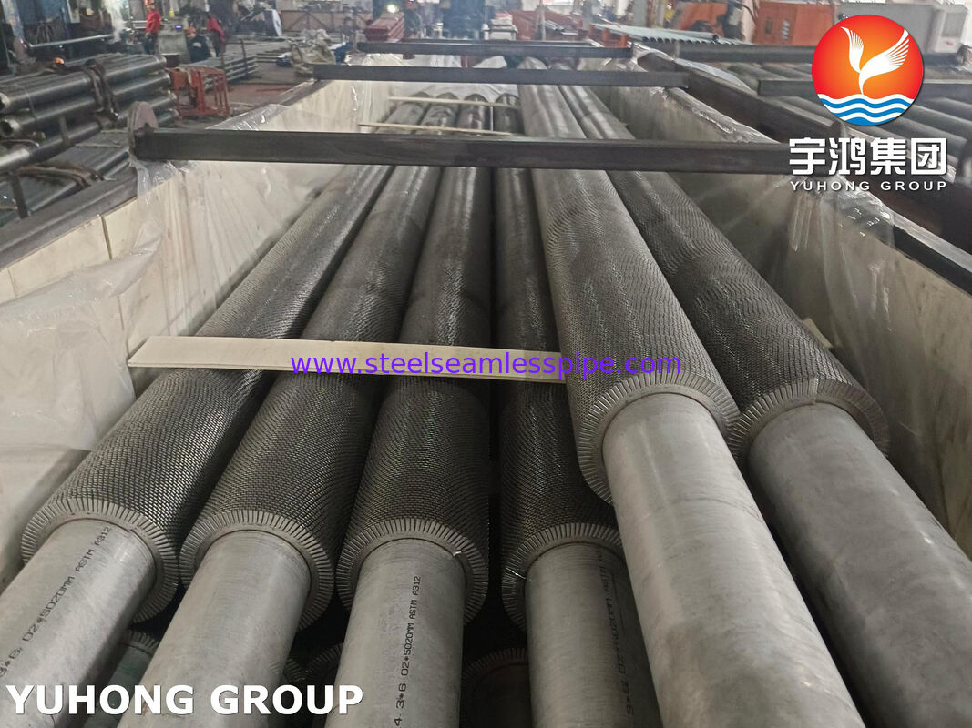 High-Performance ASTM A312 TP304H Serrated Finned Tubes for Thermal Power Generation