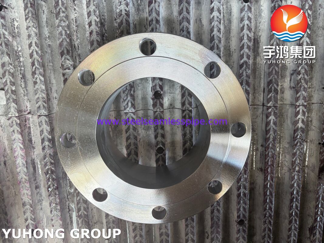 ASTM A182 F51 Duplex Stainless Steel Weld Neck RF Flange for Pressure Piping