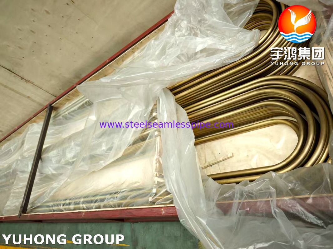 ASTM B111 C44300 Admiralty Brass Precision U Bend Tube for Condensers and Heat Exchangers