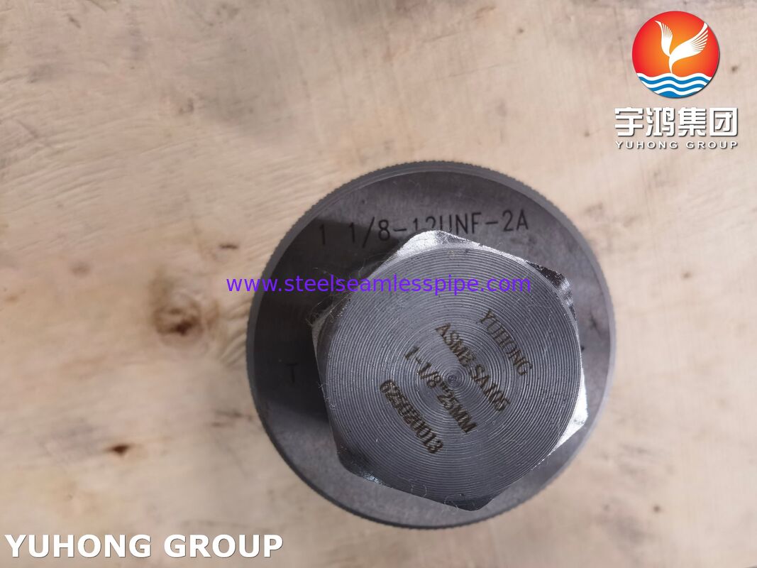 ASME SA105 Forged Carbon Steel Plug for High Pressure Industrial Piping Systems