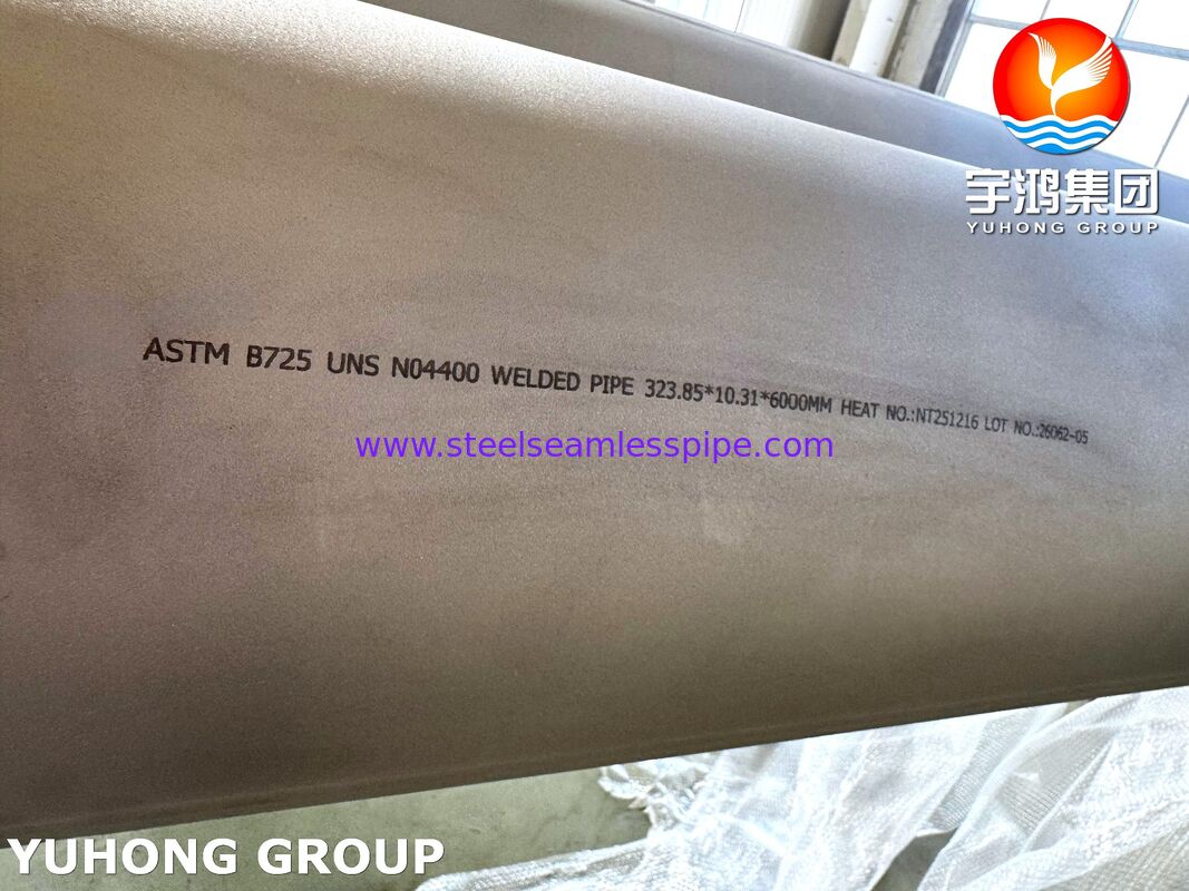 ASTM B725 Monel 400 Nickel Alloy Welded Pipe with Corrosion Resistance and Customized Dimensions