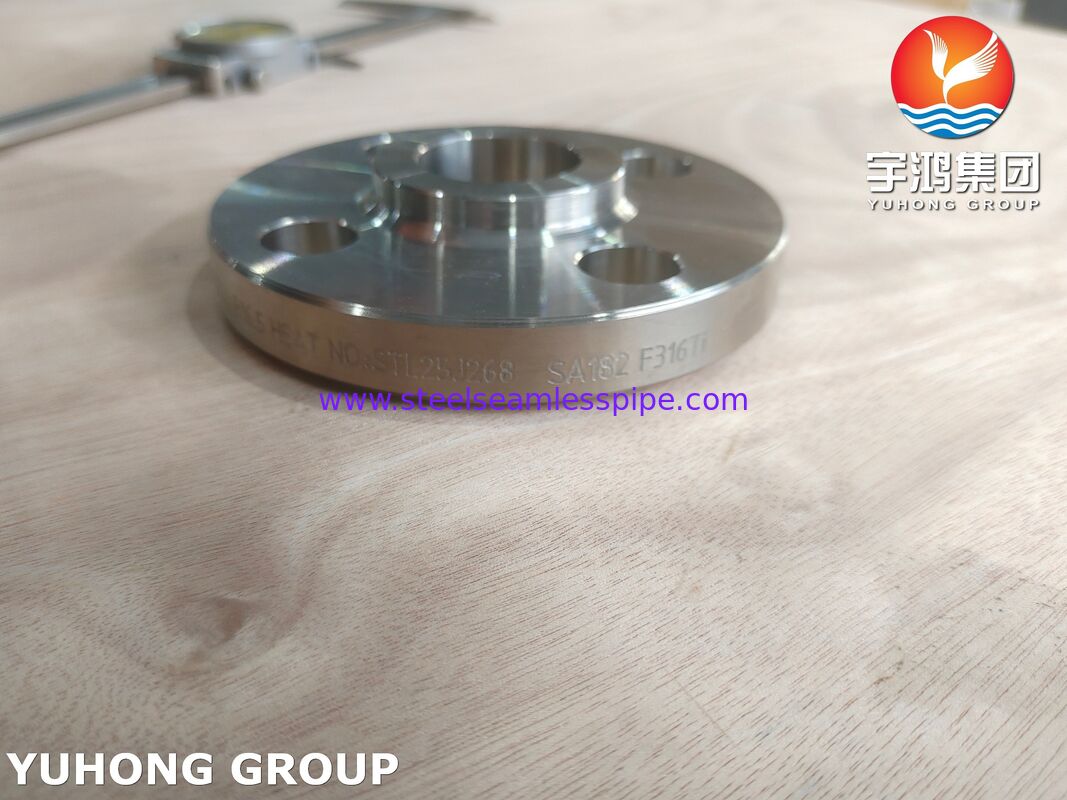 ASME SA182 F316Ti / UNS S31635 Stainless Steel Flange Nozzle Flange for Pressure Vessels