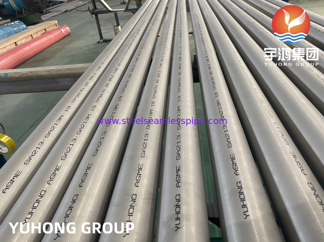 ASTM A213 TP347H Niobium-Stabilized Seamless Stainless Steel Heat Exchanger Tube for High-Temperature Service