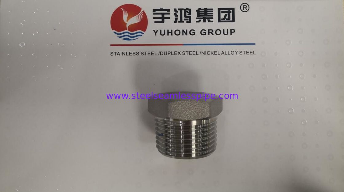 SS316L Stainless Steel Hex Plug Size 1&quot; CLASS 3000 ASME B16.11 Standard