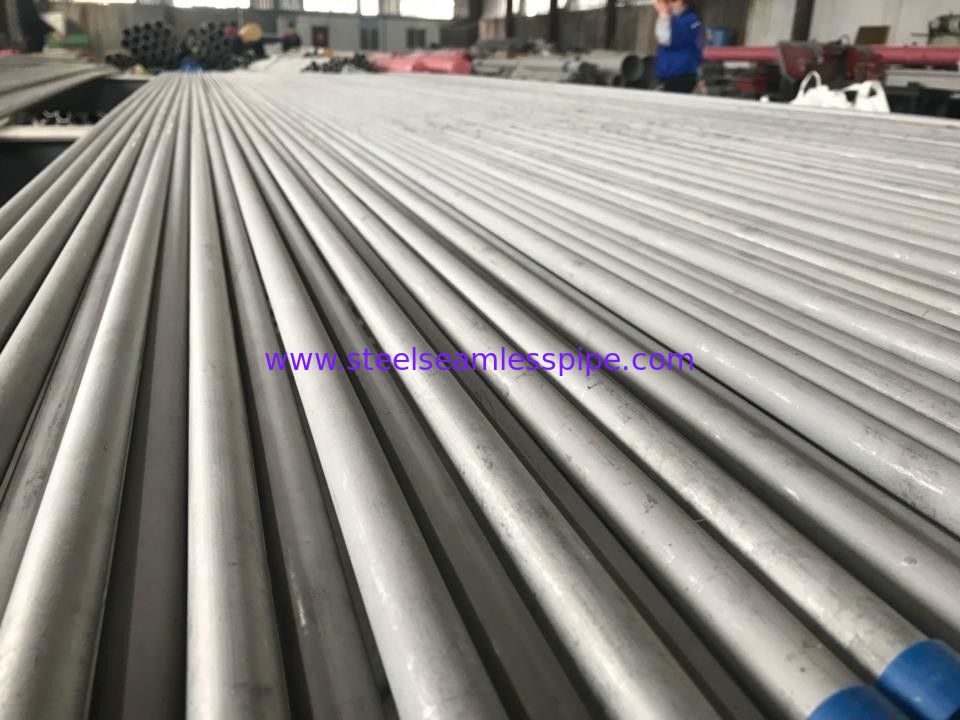 Heat Exchanger Stainless Steel Seamless Pipe Durable Bright Annealed Surface