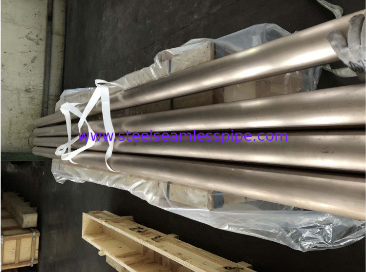 ASTM B466 C70600 O61 Copper Nickel Pipe Corrosion Resistance 88.9 X 5.49MM
