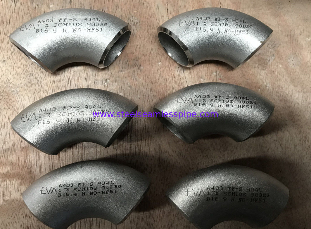 SCH10 ASTM A403 WP904L Stainless Steel 90 Degree Elbow