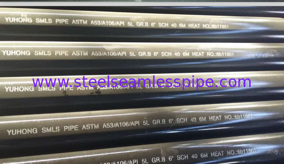 Api 5l Gr B Od 4 Inch 6000MM Seamless Stainless Steel Tube