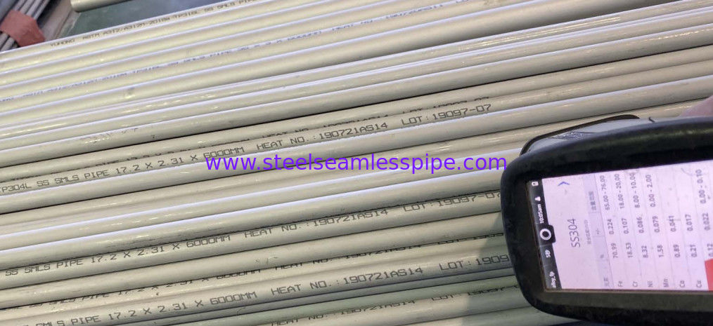 ASME SA312 TP304L Stainless Steel Seamless Pipe Abs Certificated