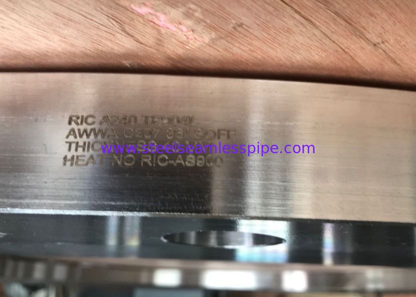 Slip On Flange ,FF Type,  36" 40mm Thick A182 F904L ,Stainless Steel Forged Flange