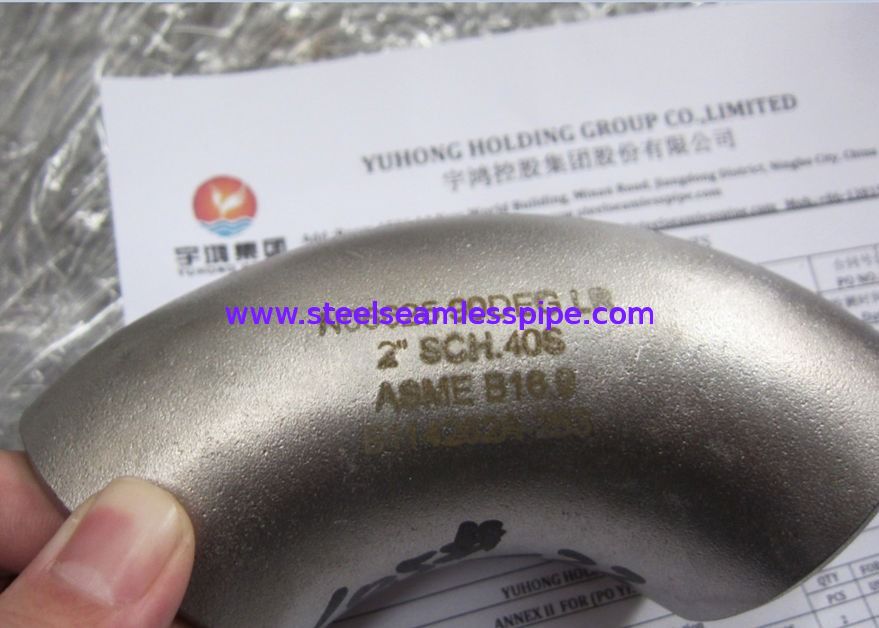 ASTM B366 Inconel 625 Tee Elbow Reducer Cross Butt Weld Fittings ANSI B16.9 , Penetrant Inspection